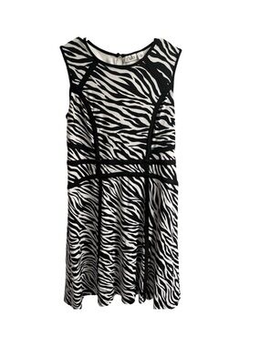 Cato Zebra Print Casual Mini Dress
